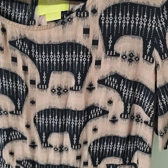 Anthropologie Maeve Zola Polar Bear dress size 2 - Picture 3 of 6